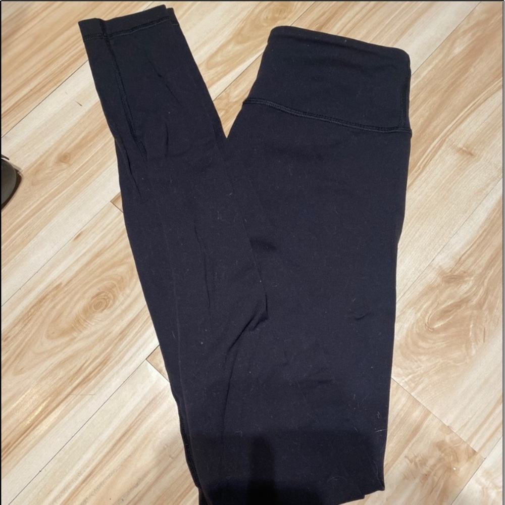 BLACK LULULEMON WUNDER UNDERS